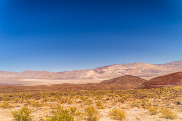Fototapeta na wymiar Amazing view over the Death Valley in USA