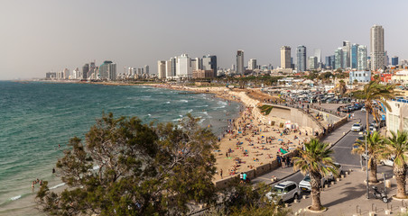 Beautiful view of the Tel Aviv.