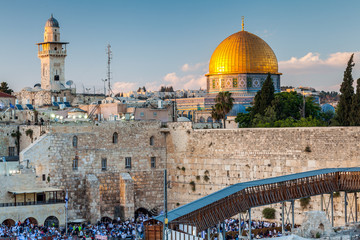 Nice view of the the Western Wall