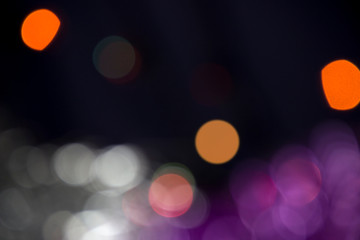 Blur Christmas lights. Circle Bokeh effect