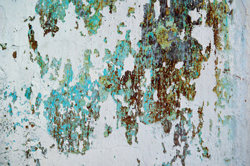 Old painted wall as background