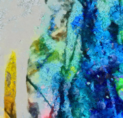 Grunge texture. Abstract background. Oil paint. Dry brush strokes. Simple pattern. Design template. Creative wallpaper. Scratches elements.