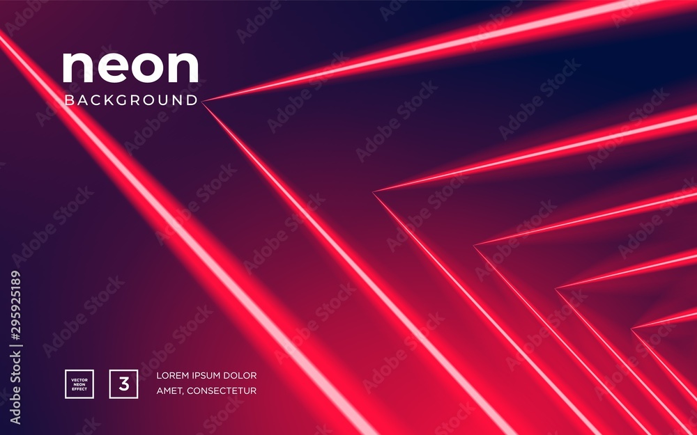 Canvas Prints futuristic abstract colorful vector background with glowing electric bright neon lines . abstract mo