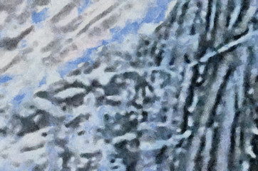 Close up oil paint abstract background. Art textured brushstrokes in macro. Part of painting. Old style artwork. Dirty watercolor texture. Modern pattern. Chaotic splashes. Multi-colors design.