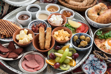 Traditional Turkish Breakfast, Kahvalti