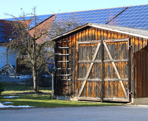 Fototapeta premium a wooden barn