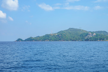 Naklejka premium Beautiful island in the ocean in Thailand