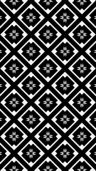 Ornate geometric pattern and black and white abstract background
