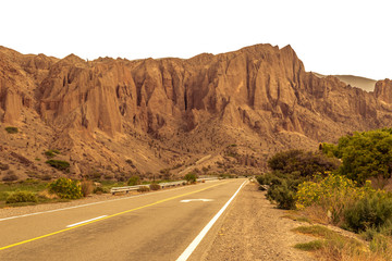 Mountain in the gorge of the bull,  ( quebrada del toro ), Salta, Argentina