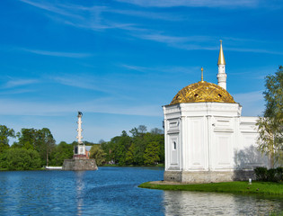View of the Turkish bath in Catherine Park