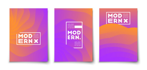 Halftone gradient minimal vector cover design