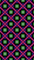 Ornate geometric pattern and abstract colored background