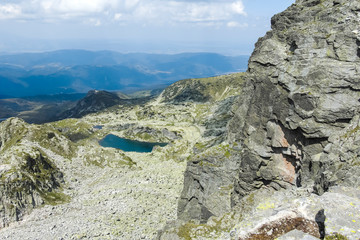 Landscape from trail from Scary lake to Kupens peaks, Rila Mountain, Bulgaria