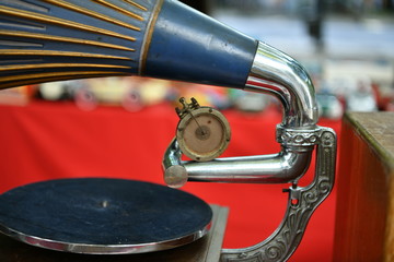 old things in the flea market