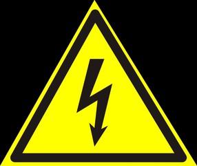 Indicator of electric shock hazard