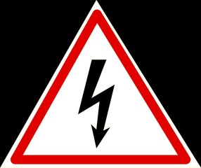 Indicator of electric shock hazard