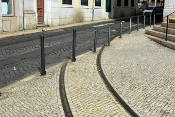 tram tracks that lead to nowhere