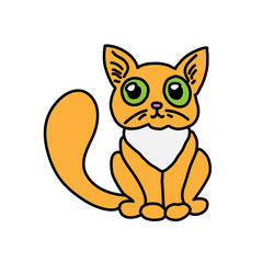 Cute cat illustration