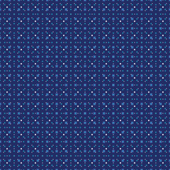 Abstract seamless pattern illustration of dots and rectangles.
