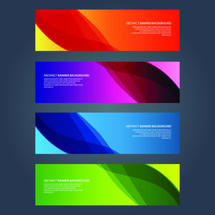 Fototapeta premium Vector Abstract design banner web template