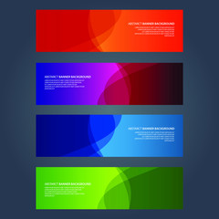 Fototapeta premium Vector Abstract design banner web template