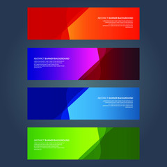 Fototapeta premium Vector Abstract design banner web template
