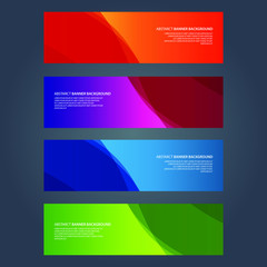 Fototapeta premium Vector Abstract design banner web template