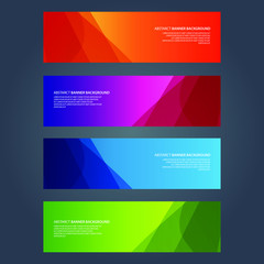 Vector Abstract design banner web template