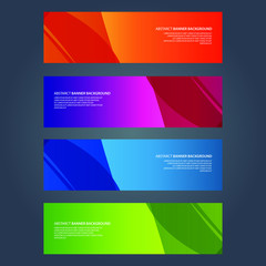 Vector Abstract design banner web template