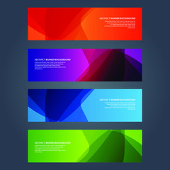 Fototapeta premium Vector Abstract design banner web template