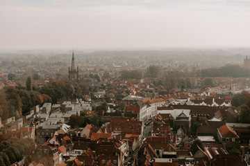 Vintage city landscape