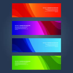Vector Abstract design banner web template