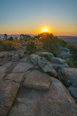 sunset at three rondavels lookout in blyde river canyon, south africa 5