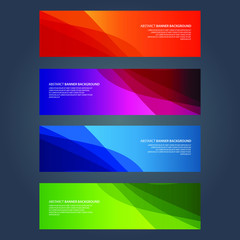 Fototapeta premium Vector Abstract design banner web template