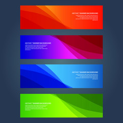 Fototapeta premium Vector Abstract design banner web template