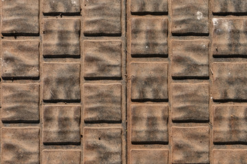 Abstract cubic background of rusty metal