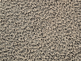 Beach sand pattern on fine and moist sand at low tide