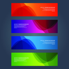 Vector Abstract design banner web template