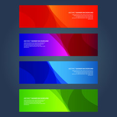 Vector Abstract design banner web template
