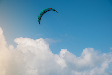 Cumbuco, Ceara / Brazil - Circa September 2019: Sunny day in Cumbuco beach, famous place near Fortaleza, Ceara, Brazil.