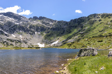 Landscape of The Fish Lakes, Rila mountain, Bulgaria