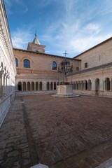 Fototapeta premium Abbazia di Santa Croce in Sassovivo - Foligno - Perugia - Umbria - Italia