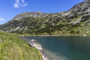 Landscape of The Fish Lakes, Rila mountain, Bulgaria