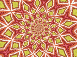 Colorful digital graphic kaleidoscope symmetry mandala style in laser light trial pattern, Tie Dye , spiderweb art abstract background for art projects, banner, business,   card, 3D, template