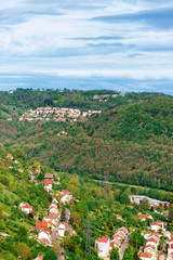 Obraz premium Cityscape and landscape from Citadel of Besancon