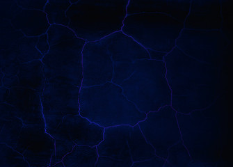 Blue crack ground
