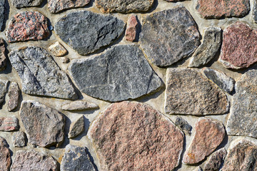 Medieval stone wall as a background.