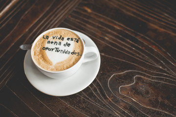 Café y vida. 