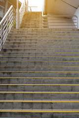 Fototapeta premium stone staircase, robust construction