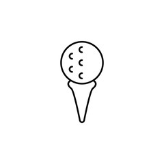 Golf ball icon. Element of golf icon